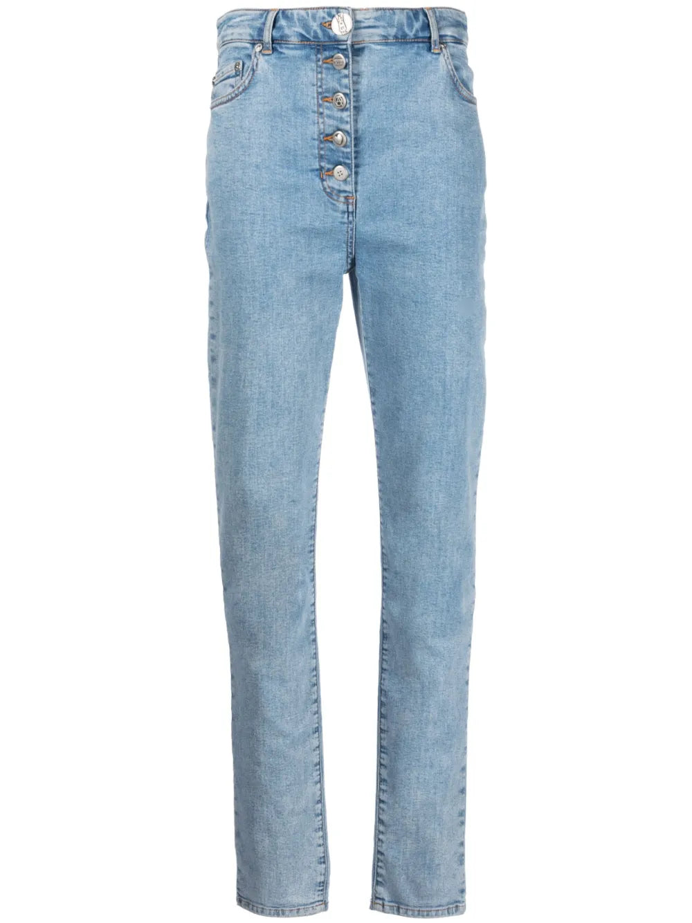 High-Rise Slim-Cut Jeans