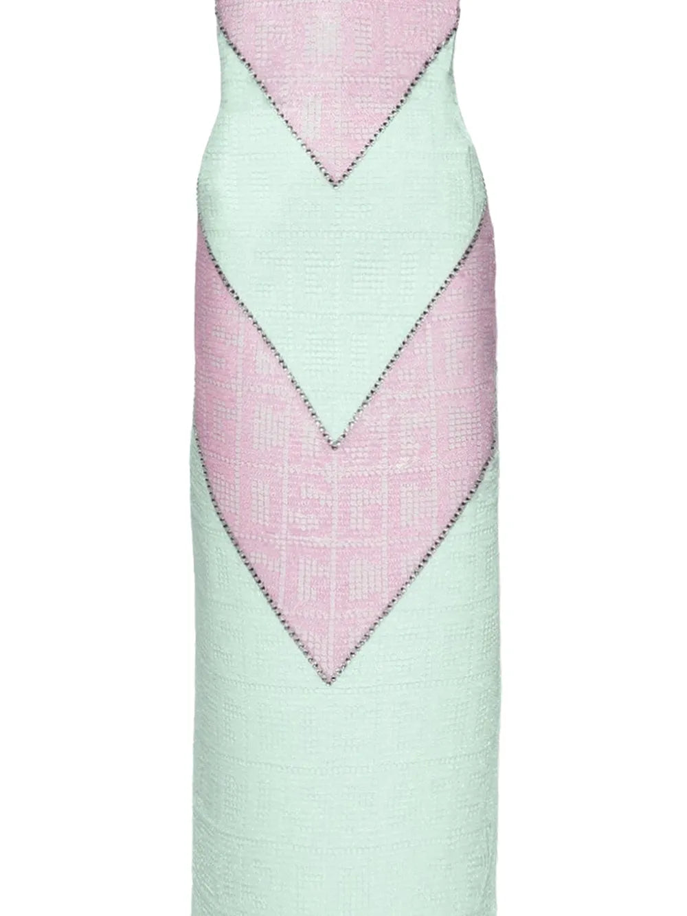 Monogram Macramé Midi Dress