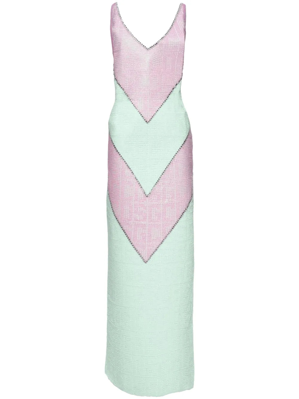 Monogram Macramé Midi Dress