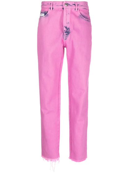 Bling Logo-Embellishment Jeans