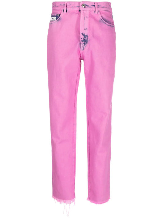 Bling Logo-Embellishment Jeans