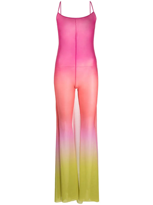 Degradé Sheer Tulle Jumpsuit