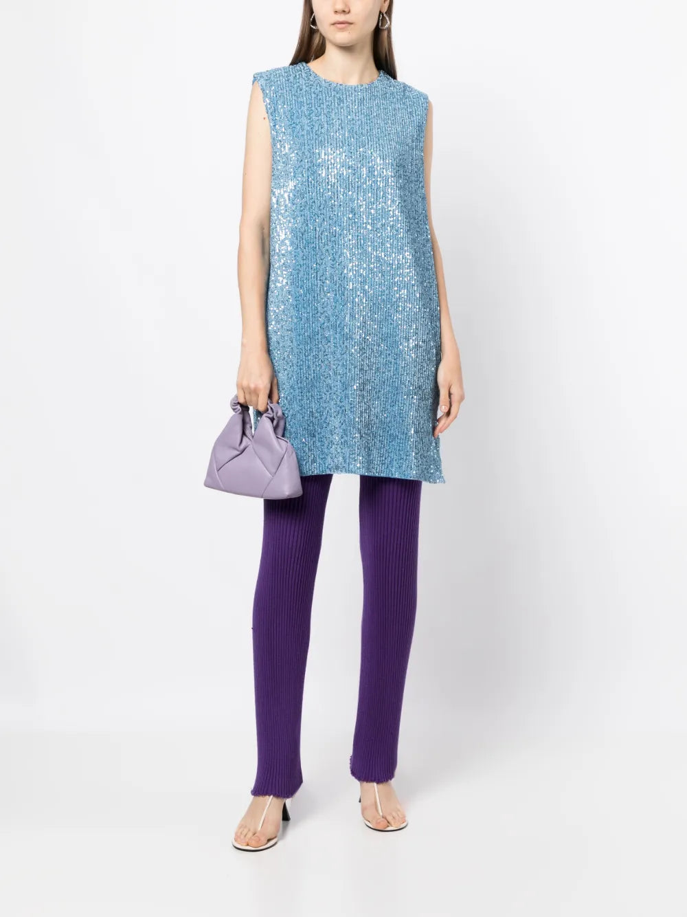 Isha Sequin-Embellished Tunic Top