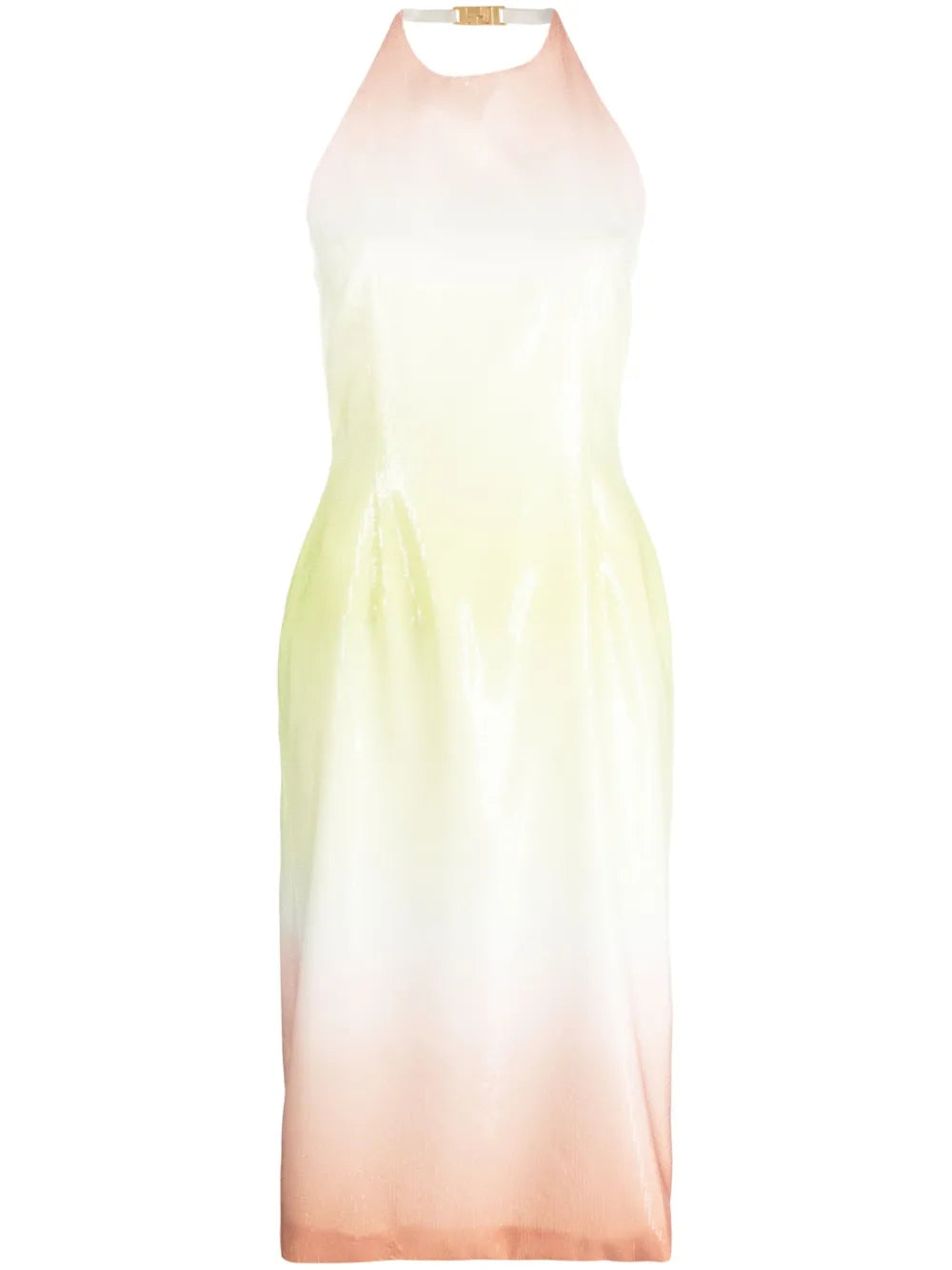 Sequin-Embellished Halterneck Dress