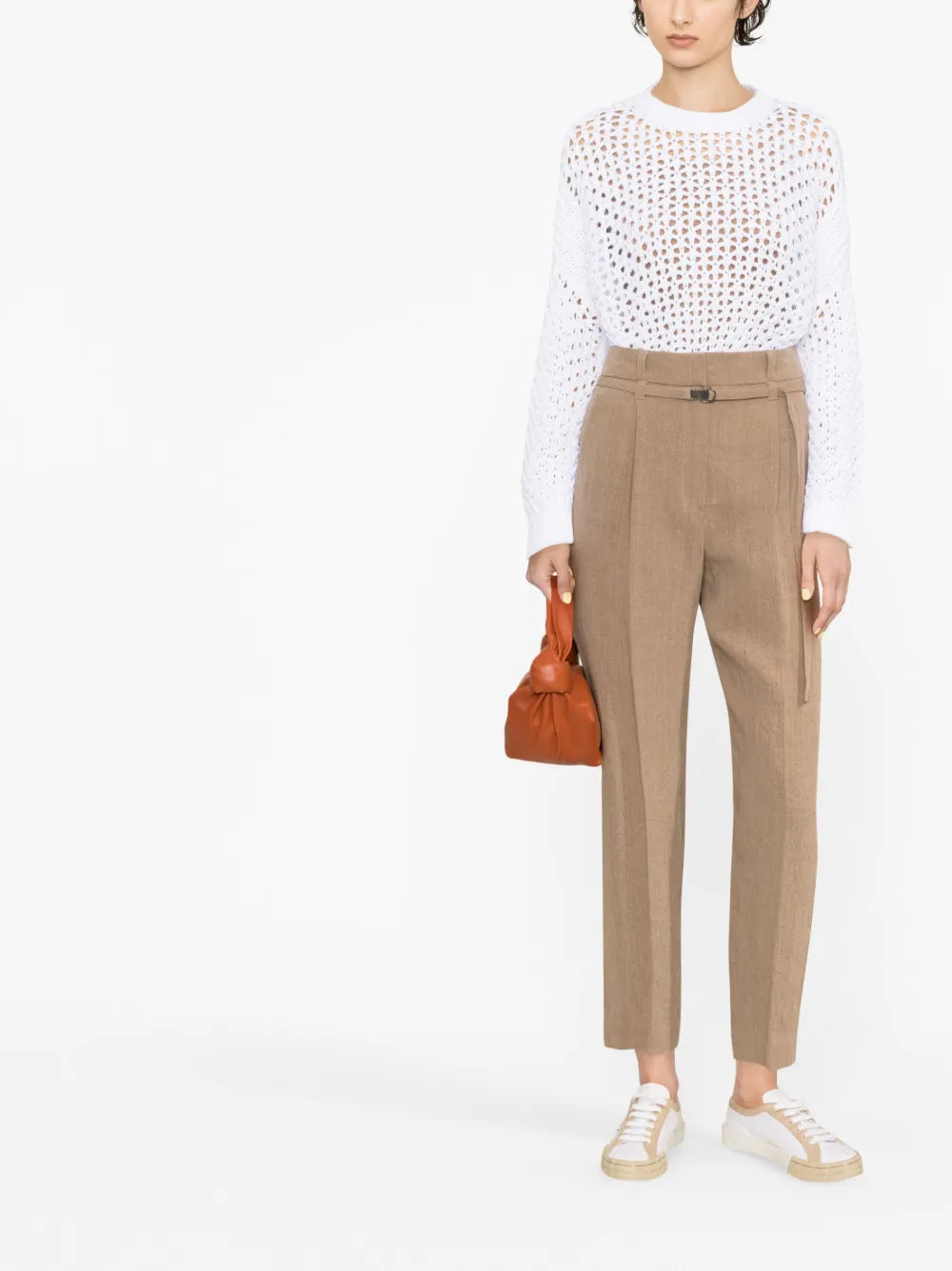 Monili-Chain Tailored Trousers