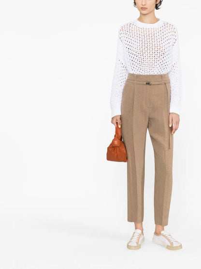 Monili-Chain Tailored Trousers