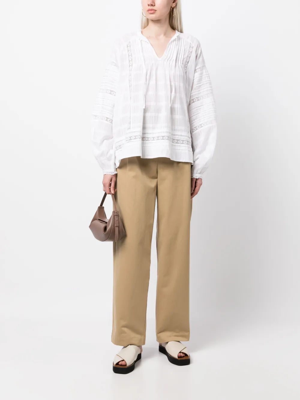 Painter Wide-Leg Cotton Trousers