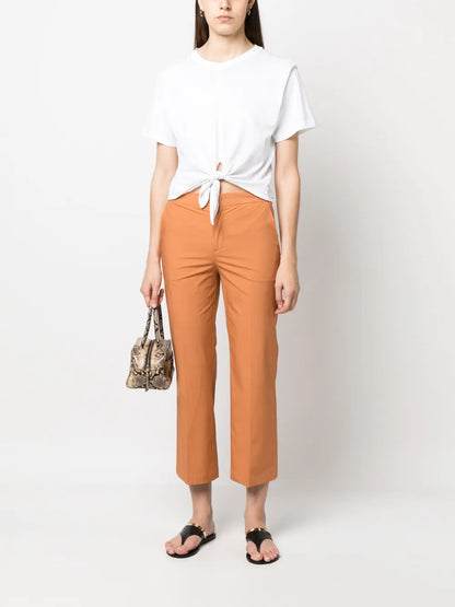 Cropped Tailored Trousers