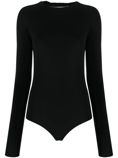 Open-Back Long-Sleeved Bodysuit