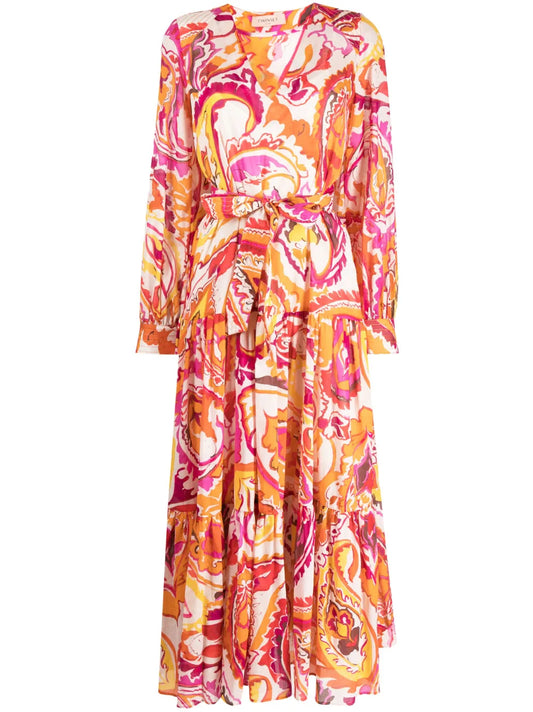Abstract-Print Dress