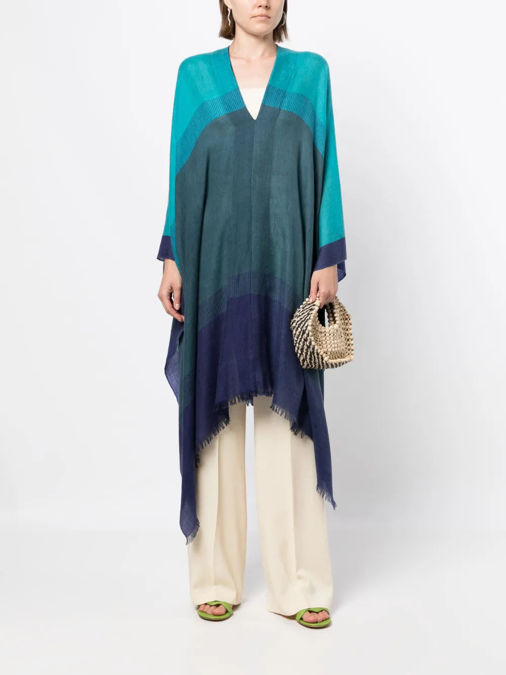 Ombré Cashmere Kaftan Dress