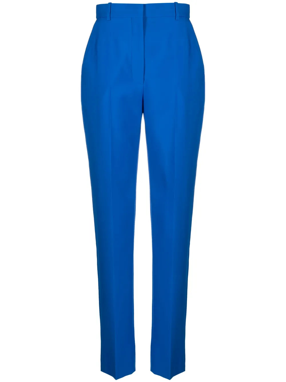 High-Waisted Wool Trousers