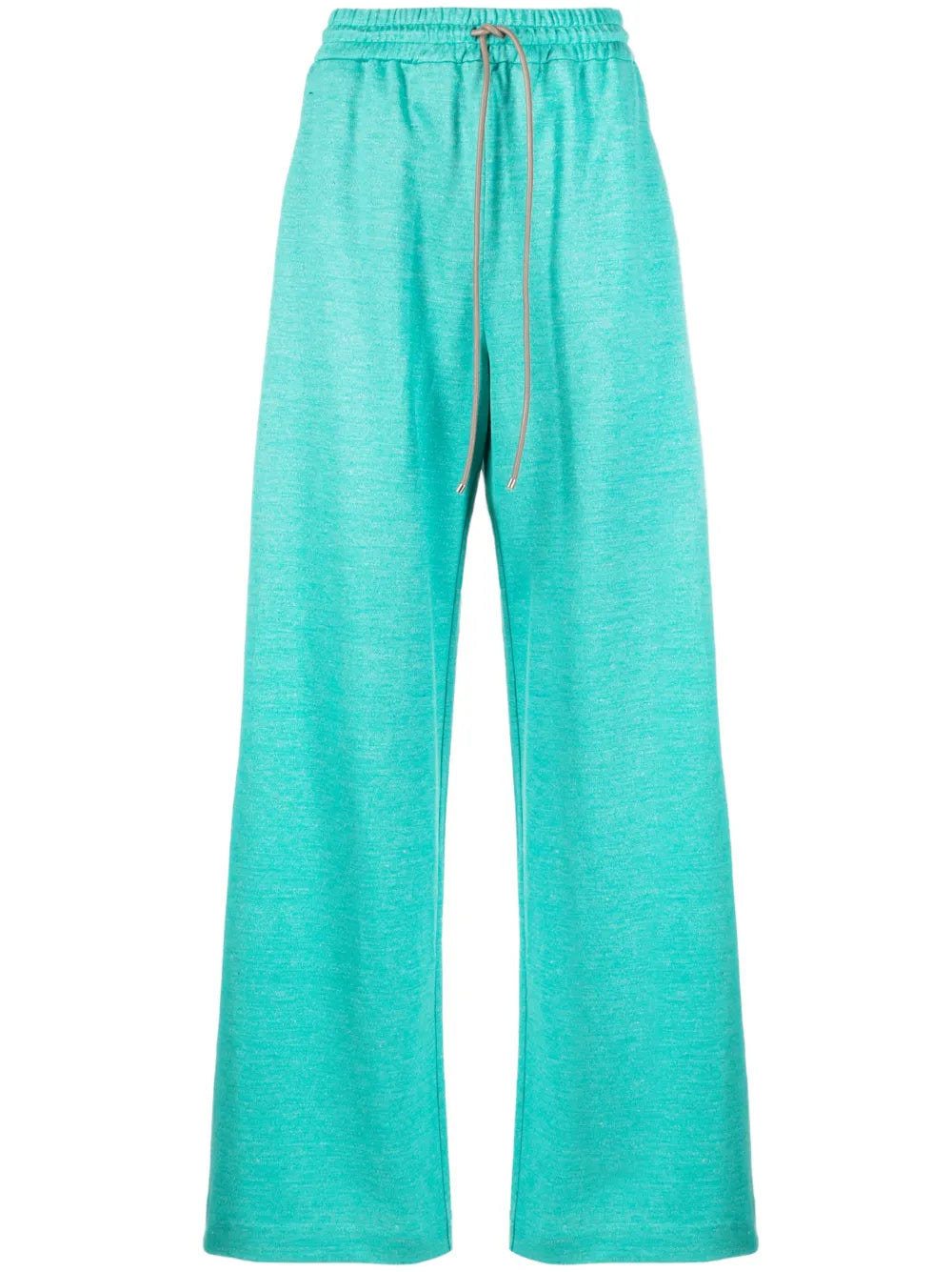 Flared Drawstring-Waist Trousers