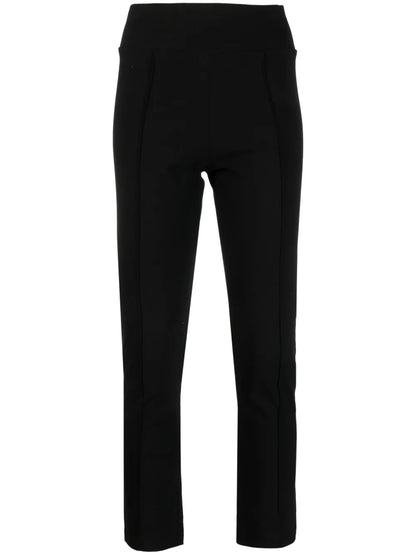 High-Waist Slim-Fit Trousers