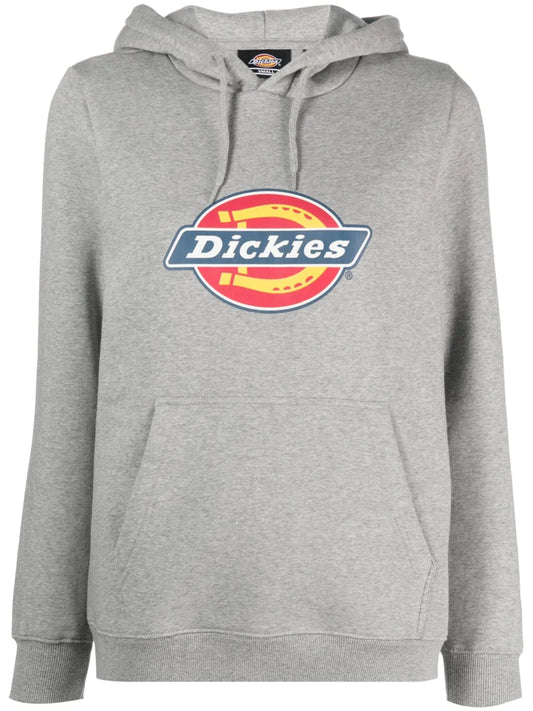 Logo-Print Long-Sleeved Hoodie