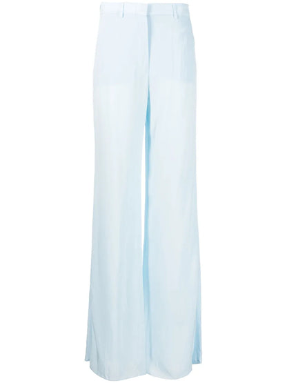 Straight-Leg Cut Trousers