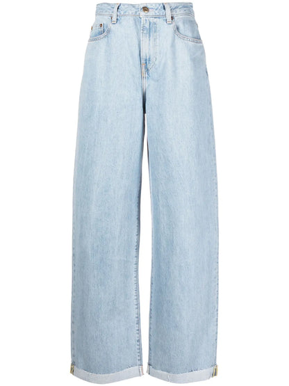 High-Waist Wide-Leg Jeans