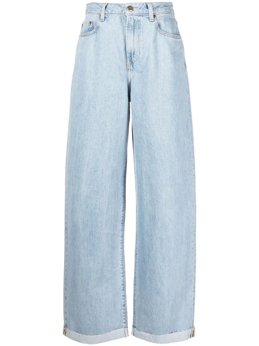 High-Waist Wide-Leg Jeans