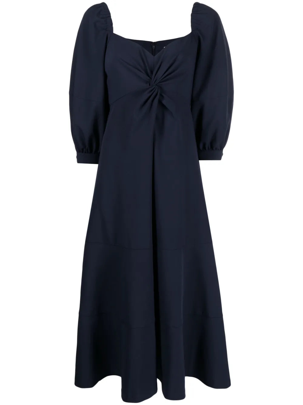 Kristina Bishop-Sleeves Midi Dress
