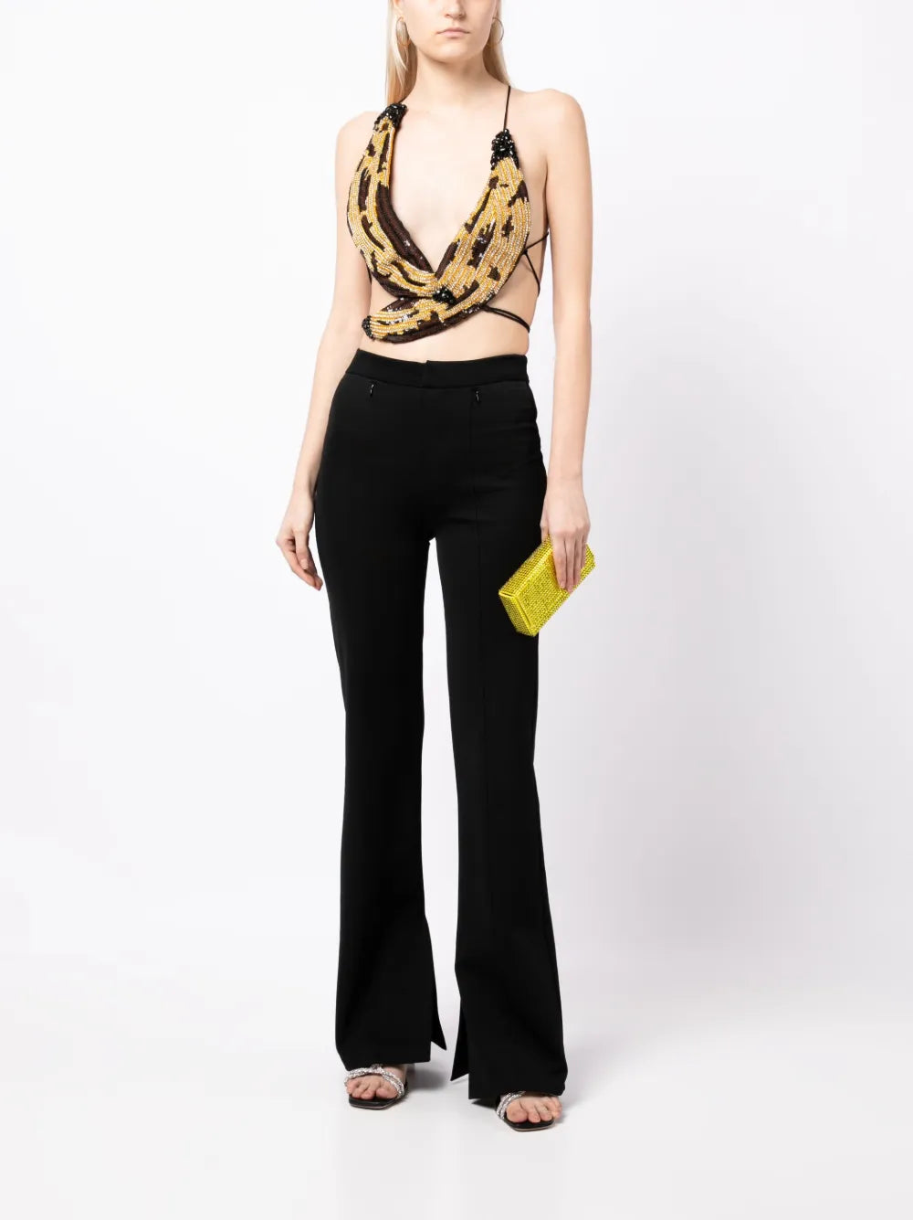 Embroidered-Detail Top