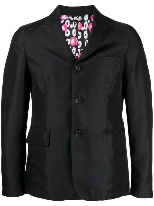 High-Shine Finish Blazer