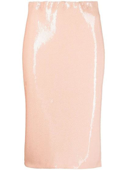 Sequin-Design Midi Skirt