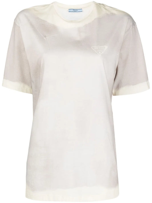 Round-Neck Short-Sleeve Top