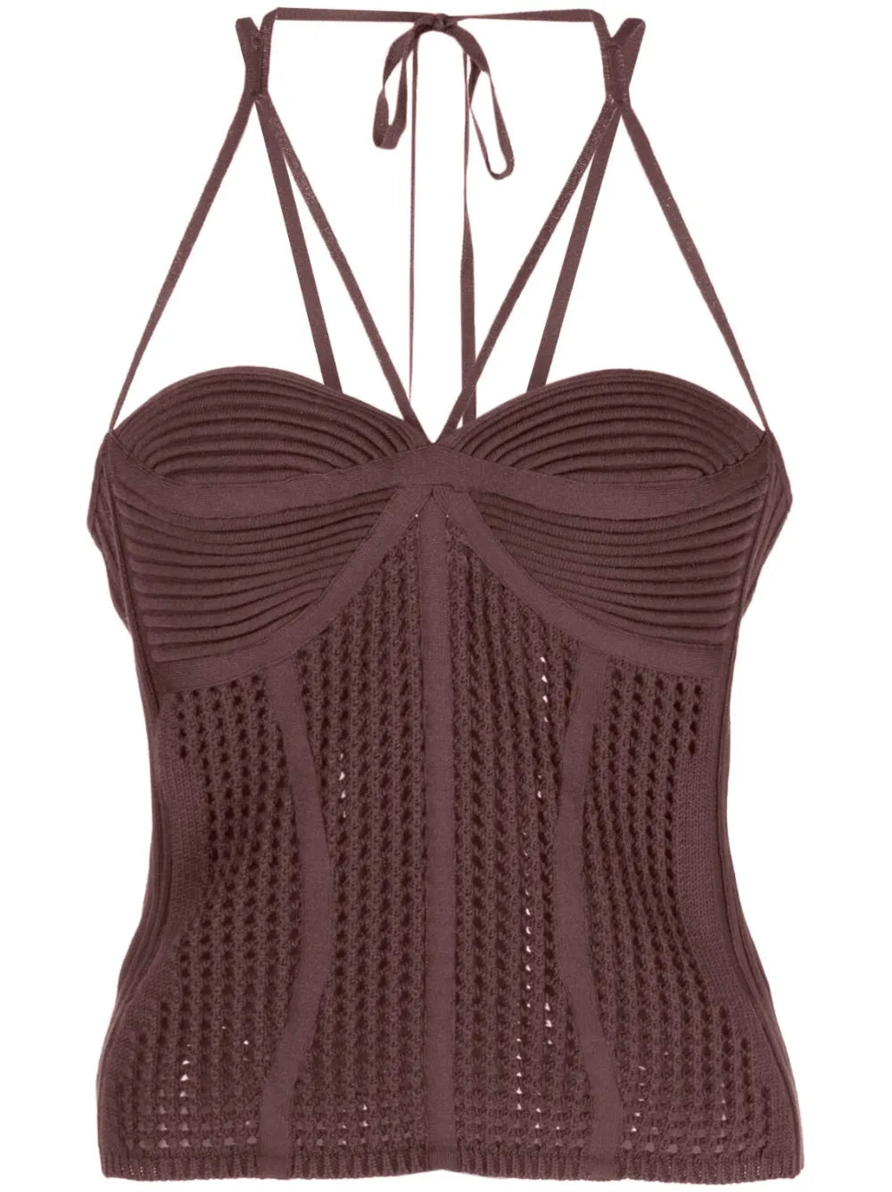 Halterneck Knitted Top