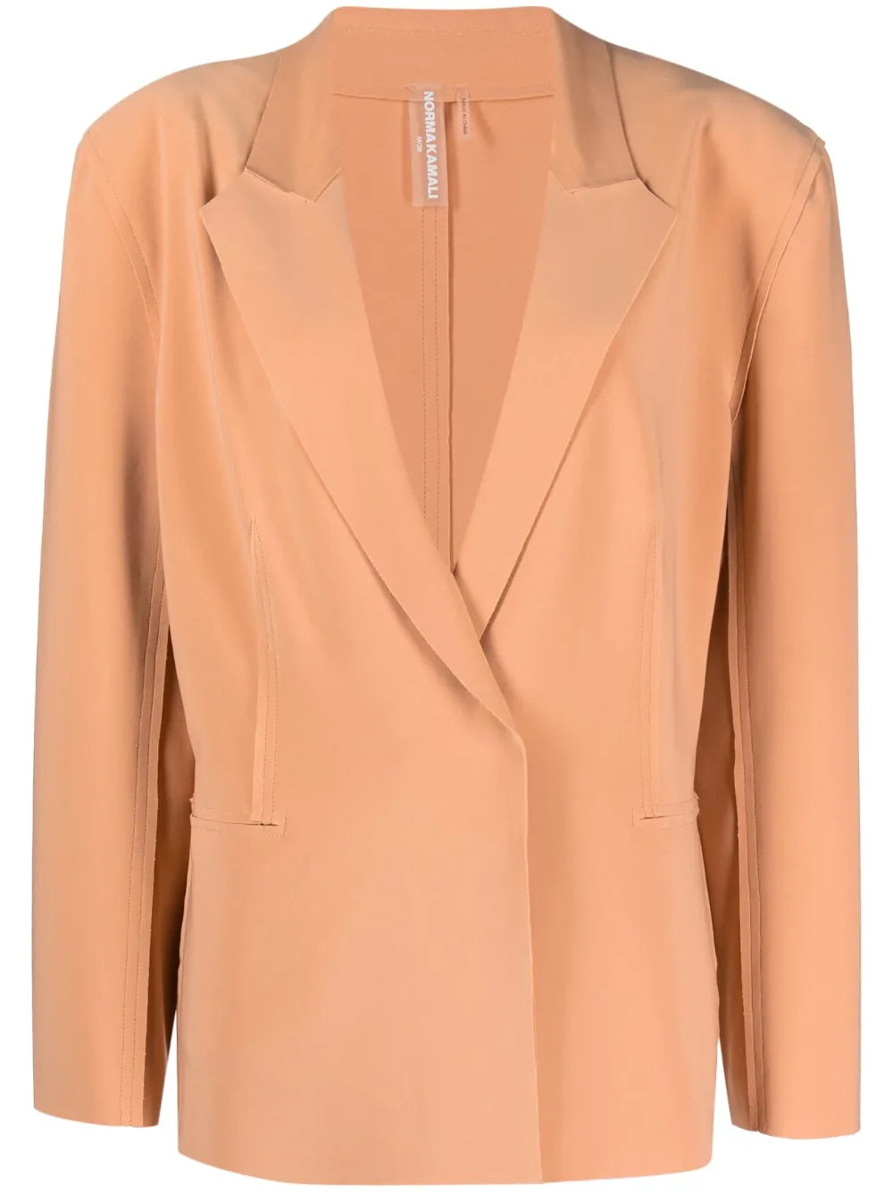 Single-Breasted Straight-Fit Blazer