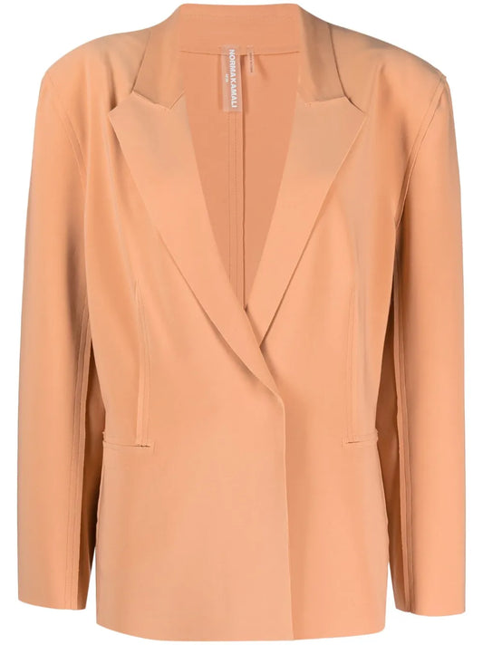 Single-Breasted Straight-Fit Blazer