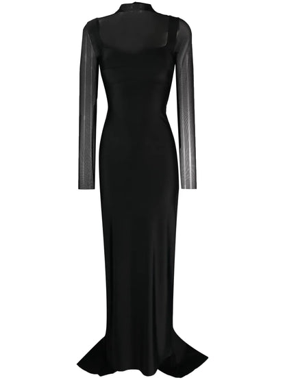 Semi-Sheer Gown