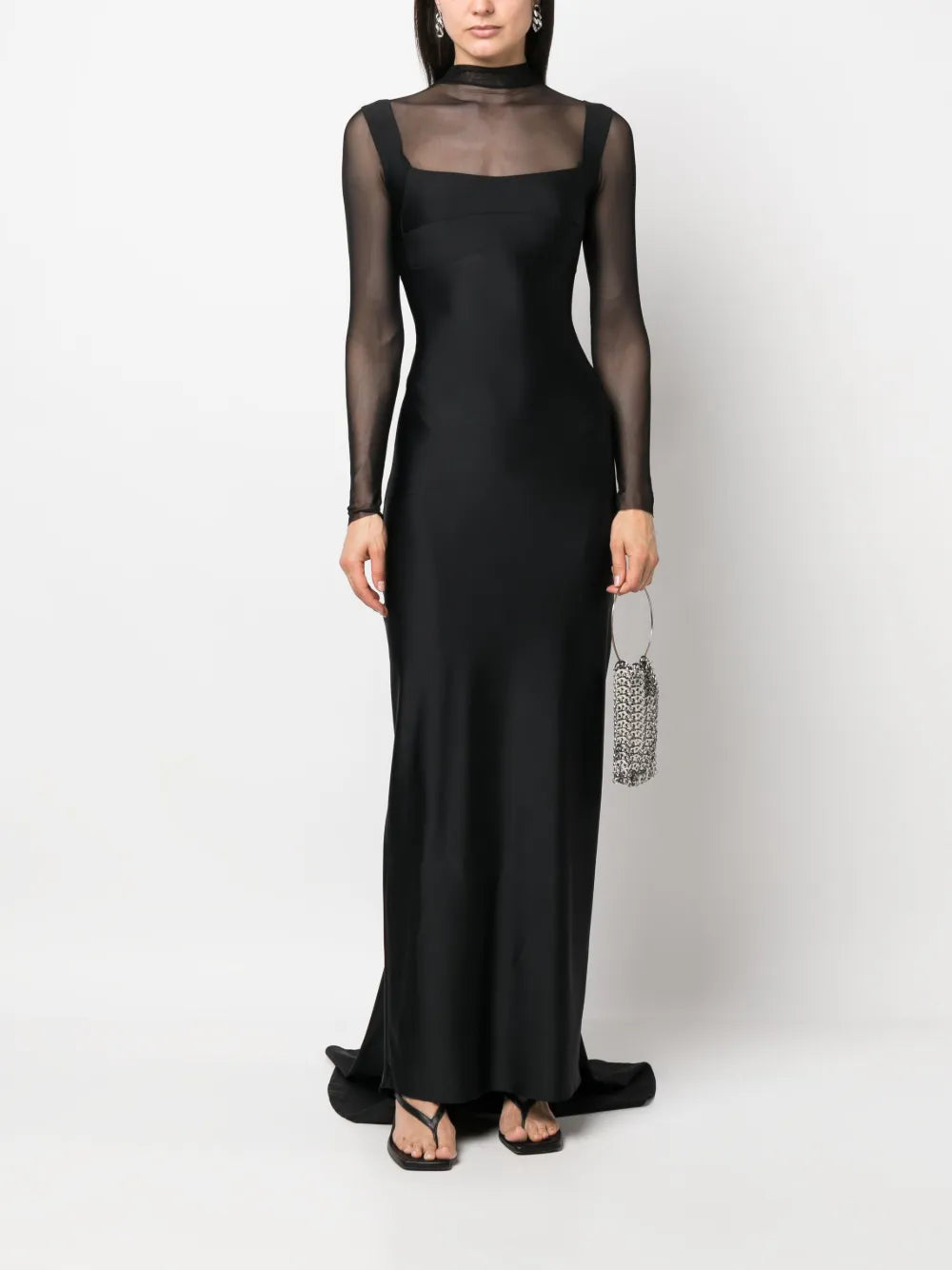 Semi-Sheer Gown