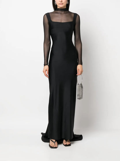 Semi-Sheer Gown
