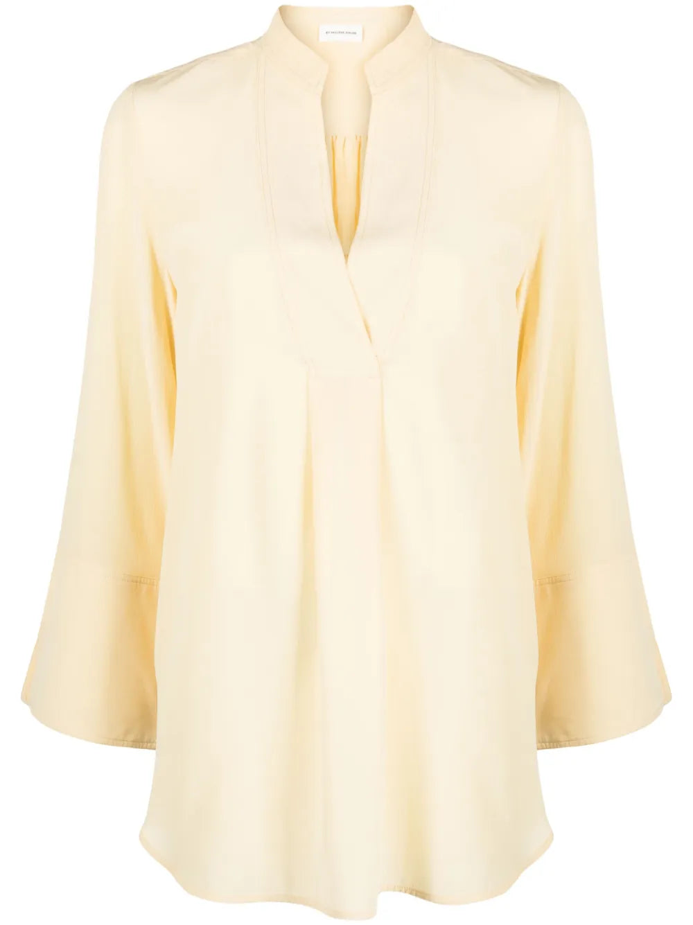 Silk Bell-Sleeves Blouse