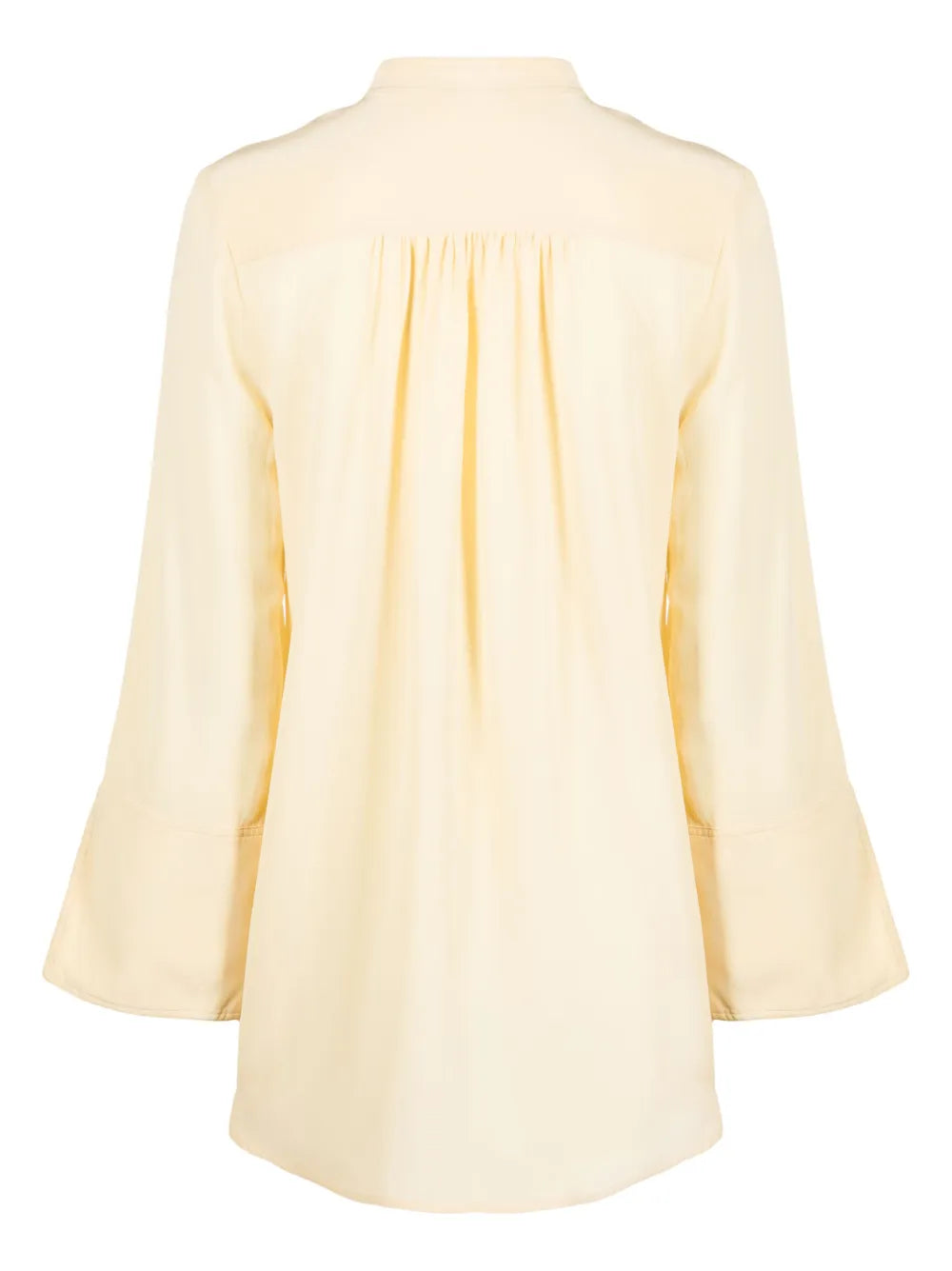 Silk Bell-Sleeves Blouse
