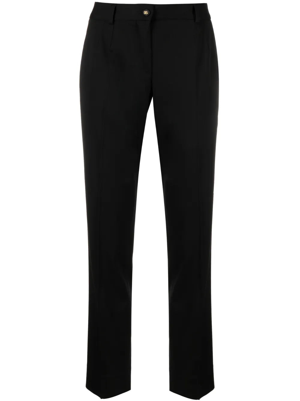 Cropped Straight-Leg Trousers