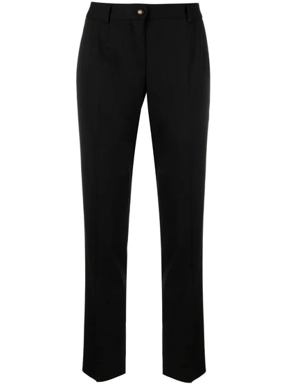 Cropped Straight-Leg Trousers
