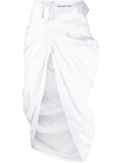 Asymmetric Midi Skirt