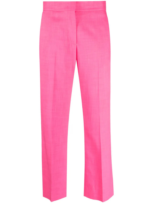 High-Waist Cropped Trousers