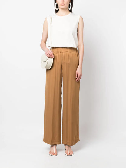 High-Waist Wide-Leg Trousers