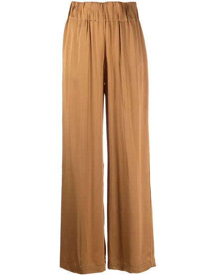 High-Waist Wide-Leg Trousers
