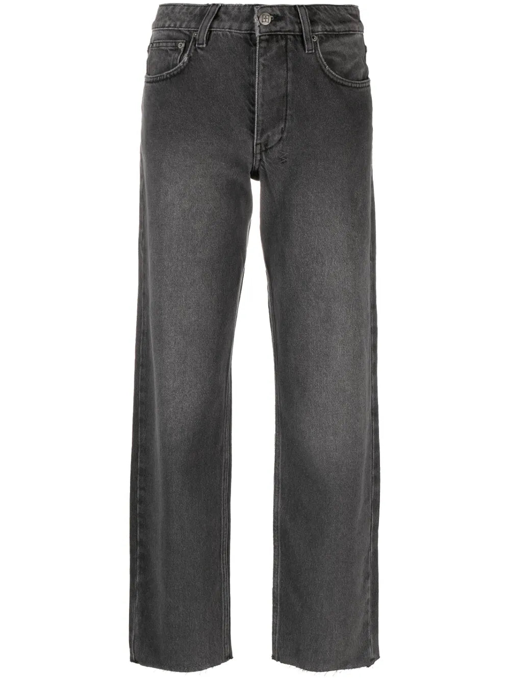 Straight-Leg Denim Jeans