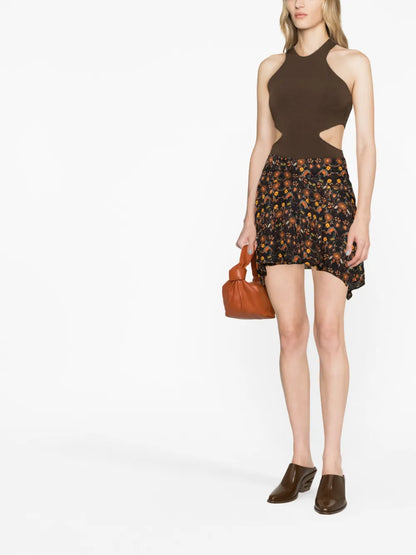 Perrine Floral-Print Skirt