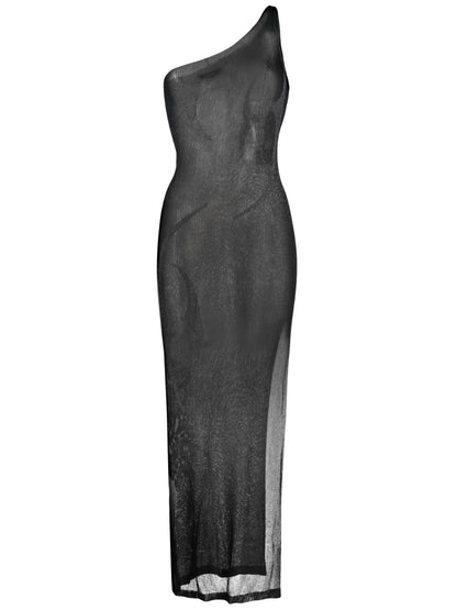 Semi-Sheer Sleeveless Dress