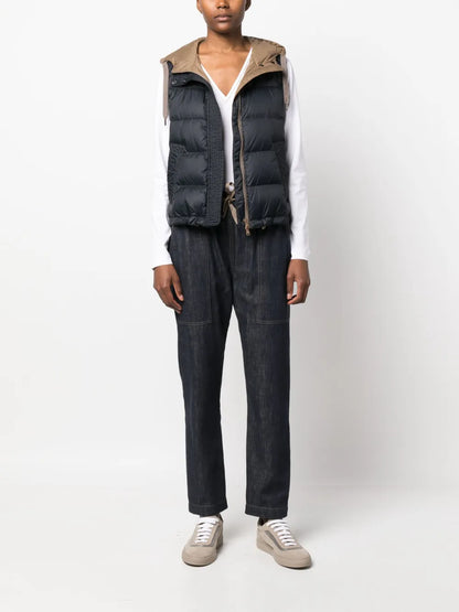 Quilted Hooded Gilet
