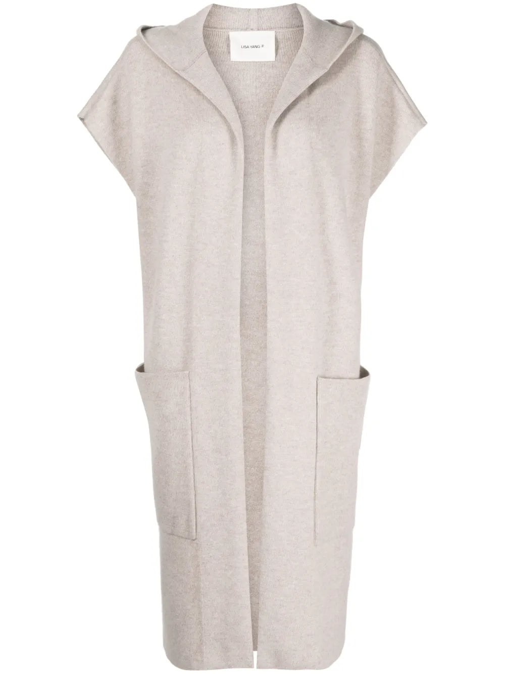 Two-Pocket Knitted Cardi-Coat