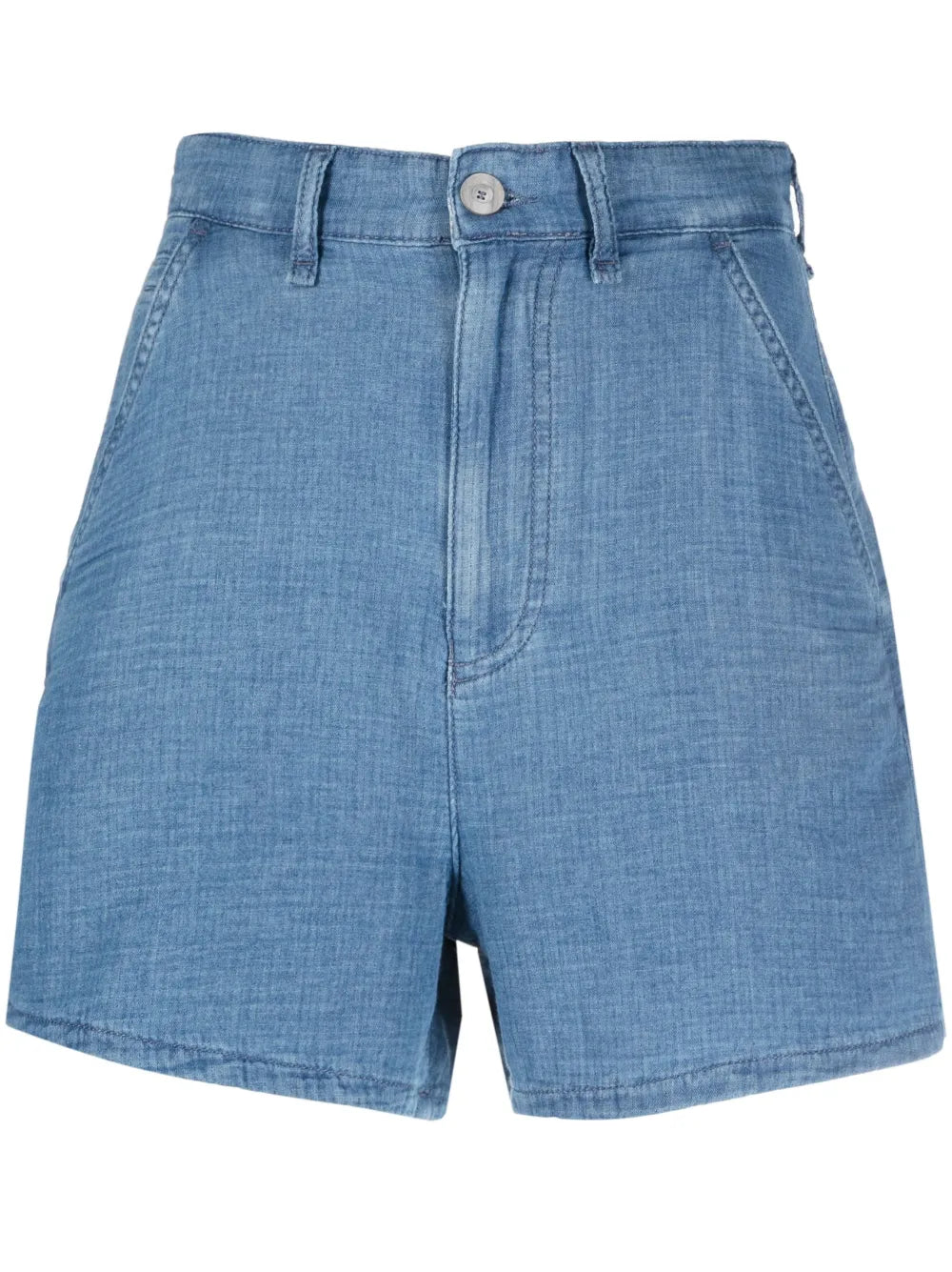High-Waisted Denim Shorts