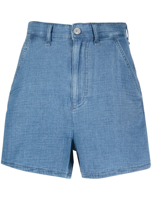 High-Waisted Denim Shorts