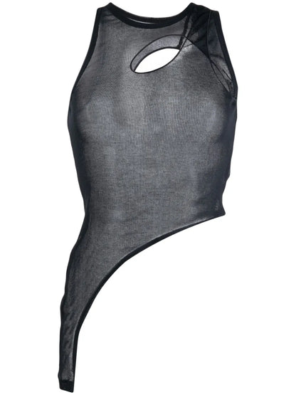 Cut-Out Sleeveless Top