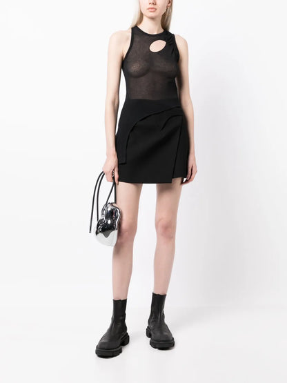 Cut-Out Sleeveless Top